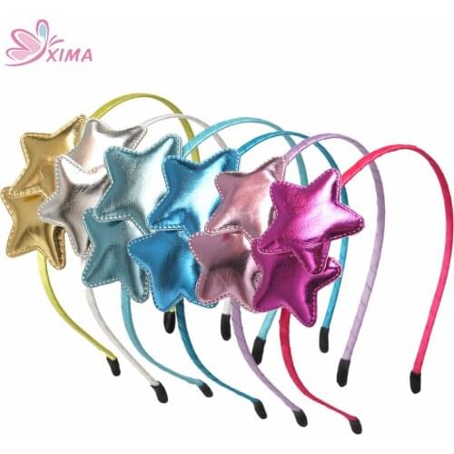 XIMA 1PC Retail Fashion Hairband Kids Gift Star Headband Headdress for Girls Children Hair Accessories Headwear