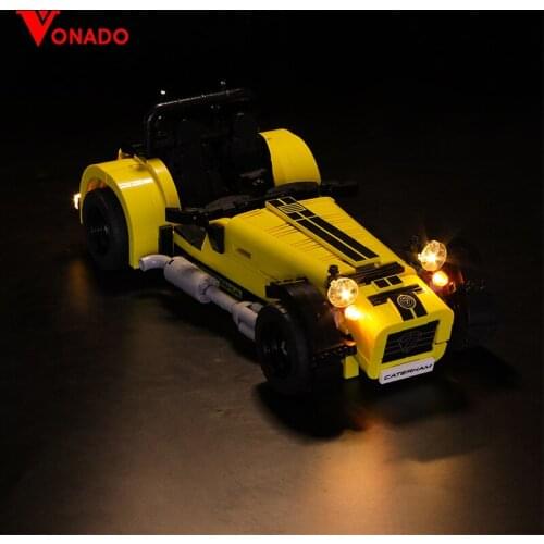 LED Light Compatible for 21307 CATERHAM SEVEN 620R Race Car Building Blocks Bricks Toys for Kids Gifts Only Light