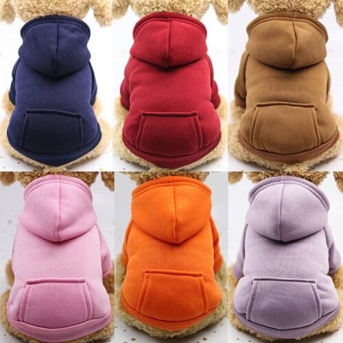 Pug Puppy Dog Hoodies Winter Pet Dog Clothes For Dogs Coat Jacket Cotton Ropa Perro French Bulldog Small Dog Clothing Pet Outfit