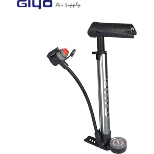 Bicycle Pump Mini Aluminum 120 psi High-pressure Tire Air Inflator Schrader Presta Ball MTB Road Bike Hose Pumps Fold barometer