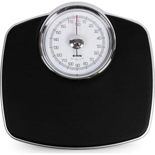 Hot Luxury mechanical Weight scales floor Steel Bathroom Scale body Balance Black White Human Weight Spring Scale 180kg Gift