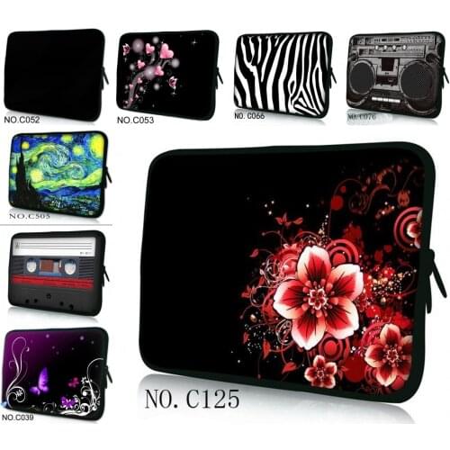 Flower Style Shockproof Laptop Sleeve Bag For 10" 11" 13" 13.3" 14" 15 17 Inch Macbook Air/Lenove/Dell Computer Bag For Women