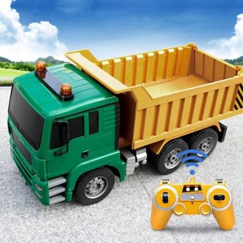 1:20 RC Dump Truck E520 8 Channel 2.4G Tipper Lorry Car Dumper truck Project Tilting Engineering Machine Remote Control Toys