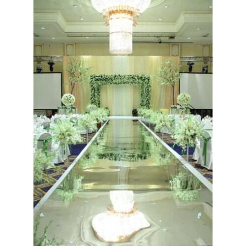 10m/lot super shiny 1meter wide wedding mirror carpet silver ,wedding carpet runner