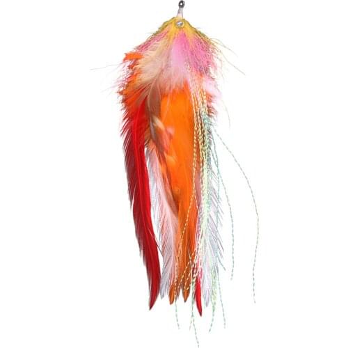 14cm Fly Fishing Flies Lures Artificial Feather Design Dry Fly Fishing Lure Kit Panfish Bait Fishing Accessories Pesca