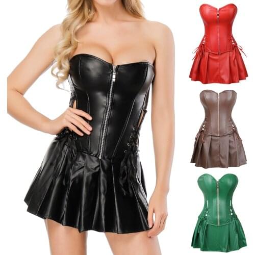 2021 Women sexy lingerie porno Leather Sexy Lingerie Tights Underwear Bodysuit Nightdress эротика и секс bielizna erotyczna