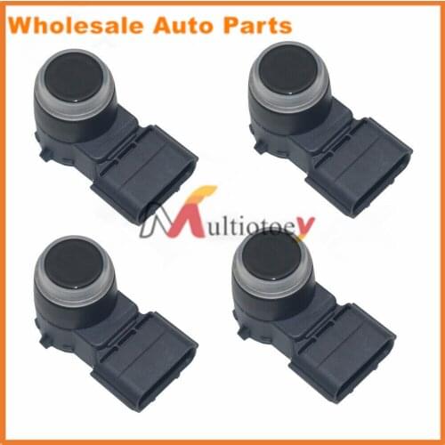 4PCS Black 39680-TV0-E01 39680-TZ5-A01 39680-TV0-E01ZG PDC Reverse Parking Sensor For Acura MDX RLX 2014-2016 3.5L 39680TV0E01