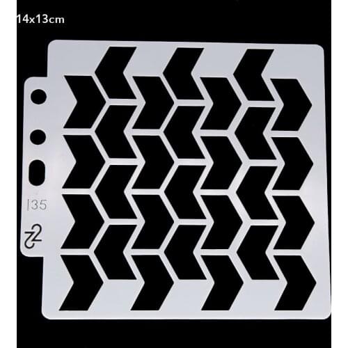 Geometry Layering Stencils for DIY Scrapbooking/photo album Decorative Embossing DIY Paper Cards Crafts