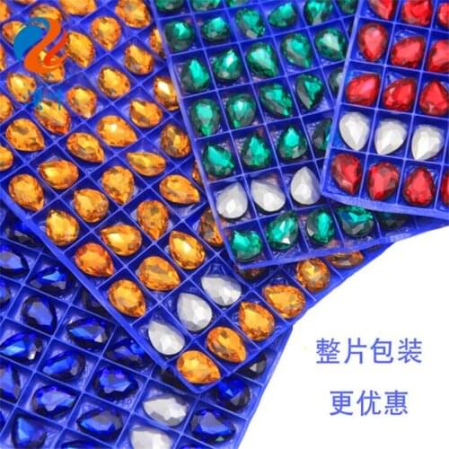 Crystal Stones Glass Rhinestones Wedding Dress Garments GH102