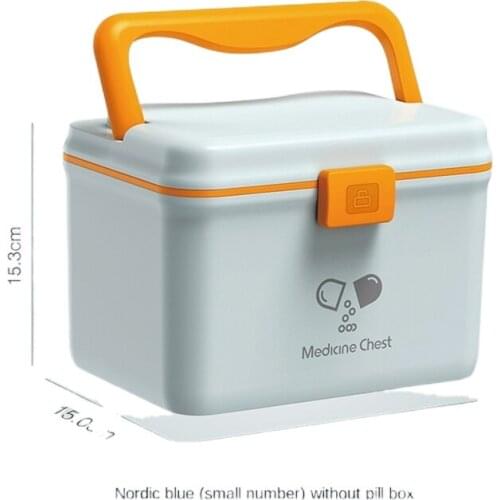 Medicine Box Family Pack Children First Aid Kit First Aid Kits Full Set of Medicine Storage Box Small Emergency Large Medicine