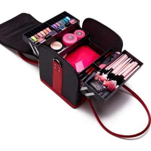 Makeup Bag Cosmetic Cases Organizer Sac Femme Organizador Maquillaje Neceser Mujer Bolsos Kosmetyczka Torebka Borse Da Donna