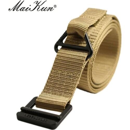 Plastic Buckle Canvas Belts for Men Army Tactical Mens Belt for Military Pants High Quality Canvas Belt for Jeans