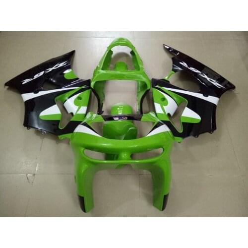 Motorcycle Fairing kit for KAWASAKI Ninja ZX6R 98 99 ZX6R 636 1998 1999 Green black white ABS Fairings set +7 gifts XZ22