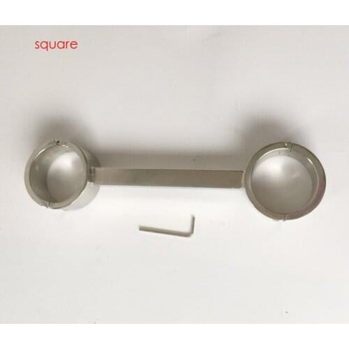 Handcuffs for sex BDSM women Stainless steel fixed square/round Rod fetish adult game metal handcuffs sex toys for couples