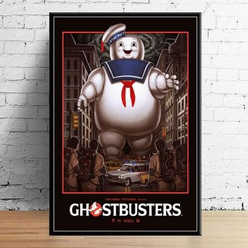 Ghostbusters Classic Movie Art Canvas Painting Poster Wall Home Decor quadro cuadros