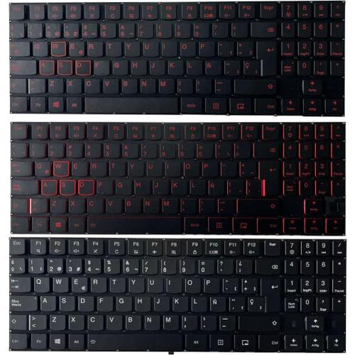 New LA keyboard for Lenovo Legion Y520 Y520-15IKB R720 Y720 Y720-15IKB Latin laptop Keyboard with Backlit NO Frame