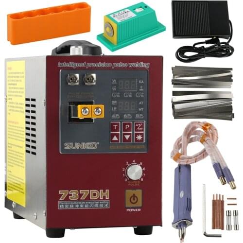 788H Pulse Spot Welders 18650 lithium Battery Pack Spot Welding Machine Batteries Pack Nickel Strip Pedal Spot Soldering Station