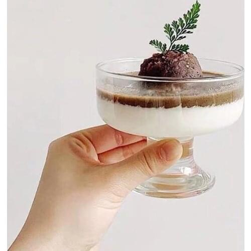 Simple ice cream bowl yogurt bowl pudding bowl dessert cup milkshake cup ice hockey cup