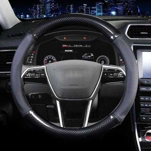 MIDOON Genuine Leather car steering wheel for Toyota RAV4 2013-2016 Toyota Corolla 2014-2016 Scion/Custom made Steering cover