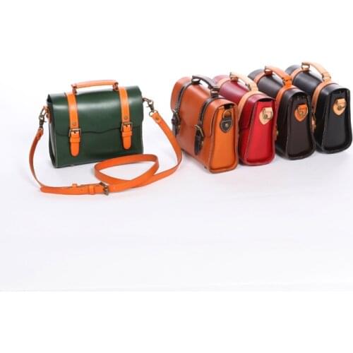 Classic Fashion Handmade Cowhide Leather High Quality Women Bag New Casual Tote Versatile Leisure Shoulder Crossbody Bags