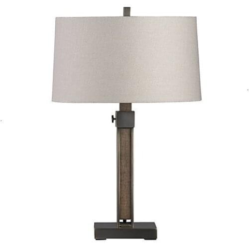 American Style Fabric Table Lamp Adjustable Desk Lamp abajur para quarto