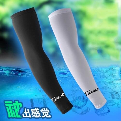Golf Summer Ice Silk Ultra-Thin Sleeves Breathable and Quick-Drying Sunscreen Sports Outdoor Travel Sleeves Men and Women