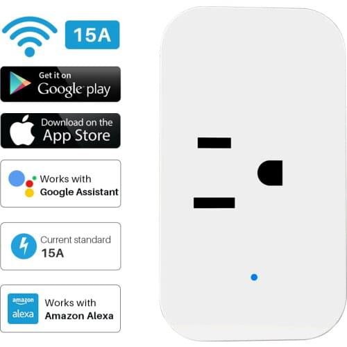 US Smart Plug WiFi Socket Timing on/off Power Switch APP Control Voice Control Work With Alexa Google Home Mini
