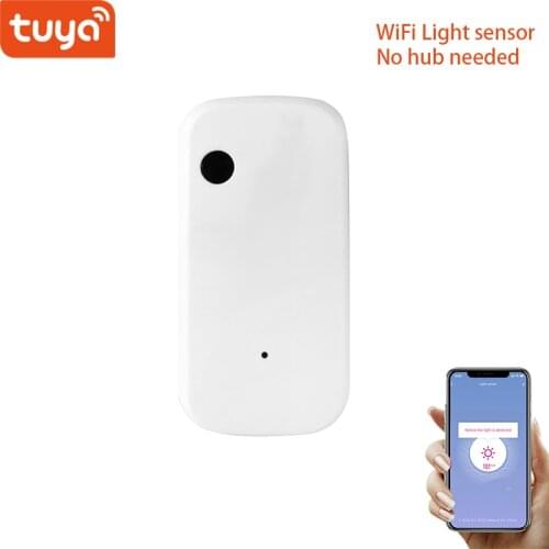 WiFi Light Source Sensor Smart DIY WiFi Lighting Sensor Linkage Control with Tuya WiFi Device for Illumination Home Automation