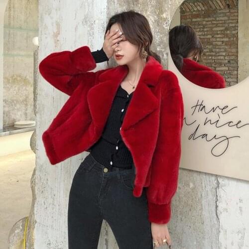 Women 2020 Autumn Winter Fluffy Teddy Coat Female Faux Fur Coat Thick Warm Plush Jacket Ladies Shaggy Overcoat Outerwear G599