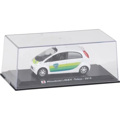 1/43 Scale Diecast Metal Alloy Classic Japan TOKYO 2010 MiEV cab Taxi Electric Car Model Die-cast Vehicles Toys Collection Gifts
