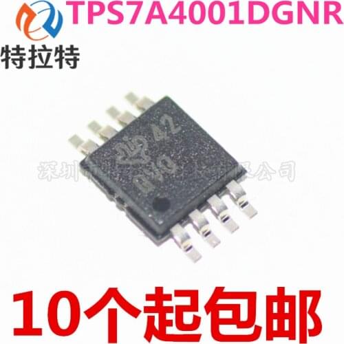 10pcs/lot TPS7A4001DGNR TPS7A4001 MSOP-8 qvq Low-Dropout Regulator Brand New & Original