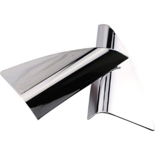 Foal Burning 2Pcs ABS Chrome Car A Column Front Door Circle Cover Trim Sticker for Kia Sportage R 2012 2013 2014 2015 Parts