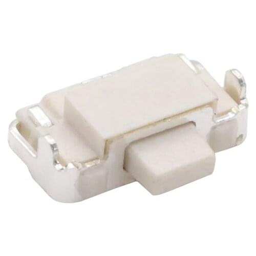 20pcs 2 * 4 sink plate side press button small touch switch white micro electronic components with bracket