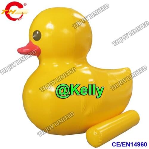 2x1.5x1.3mH inflatable yellow duck with free air pump, outdoor advertising inflatable ducks, promotion inflatable toys