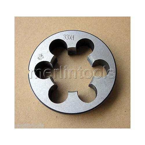 33mm x 1 Metric Right hand Die M33 x 1.0mm Pitch