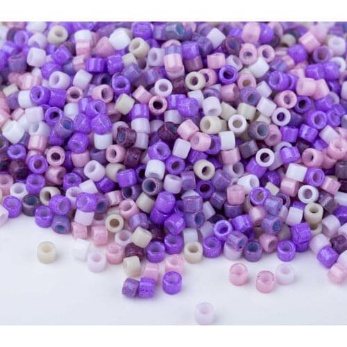 Perlesaddict Miyuki Delica 11 Beads 1.3*1.6mm Mutilcolor Native Beadswork Made In Japan Brickstitch Cute Handmade 3grams &5grams