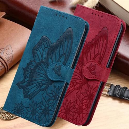 For LG K42 Case Wallet Coque For LG K42 K 42 K420 LM-K420 Flip Cover For LG K52 K520 6.6 inchs Cases Butterfly Leather Capa