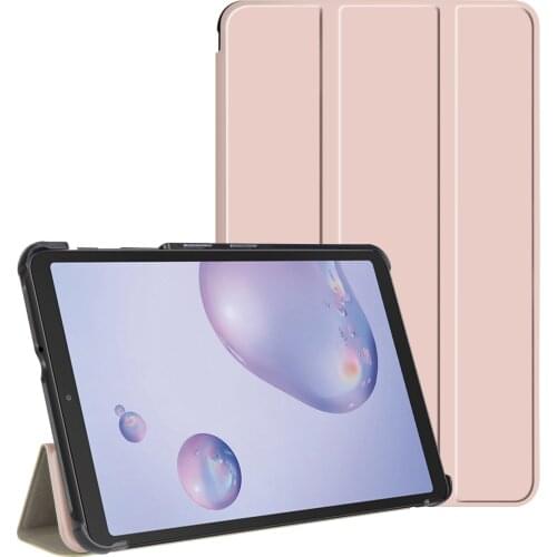 Tri-fold Holder Tablet Case for Samsung Galaxy Tab A7 S7 S6 Lite 10.4 Laptop PC Protective Back Cover Tab S7+/S7 FE 12.4 Inch