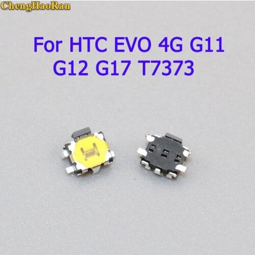 ChengHaoRan 10pcs Volume Buttons For HTC EVO 4G G11 G12 G17 T7373 S710e MB525 micro switch Power On Off Switch