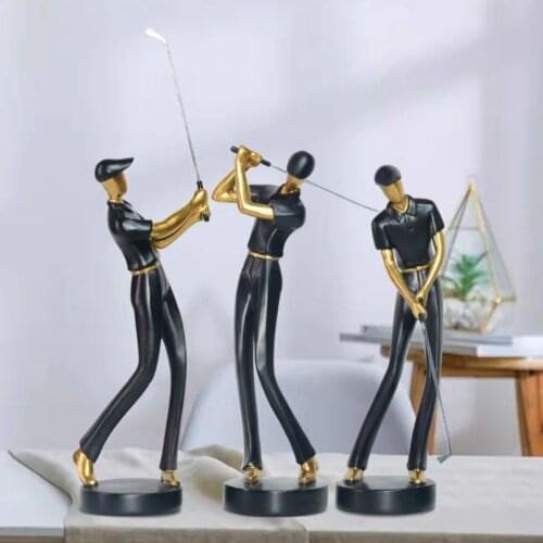 Modern Minimalist Golf Sports Character Living Room Decorations Home Accessories Office Nordic Crafts Christmas Decor