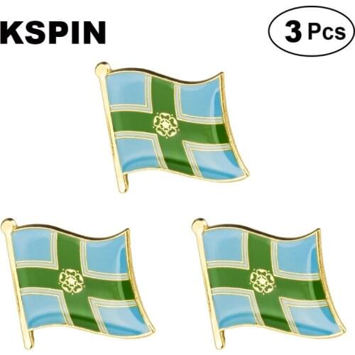 DERBYSHIRE Lapel Pin Brooches Pins Flag badge Brooch Badges