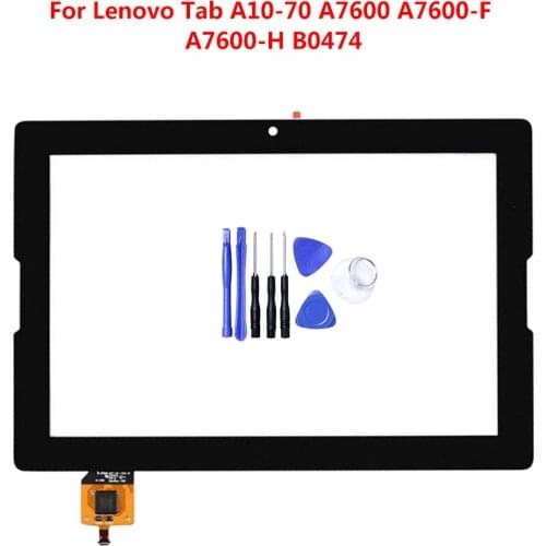 For Lenovo Tab A10-70 A7600 A7600-F A7600-H B0474 Replacement Touch Screen Digitizer Glass 10.1 inch Black