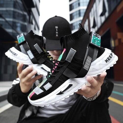 Fashion Sneakers for Men Casual Shoes Breathable Lightweight Men Shoes Non-slip Popular Mesh Male Lace Up Shoes Walking Shoes