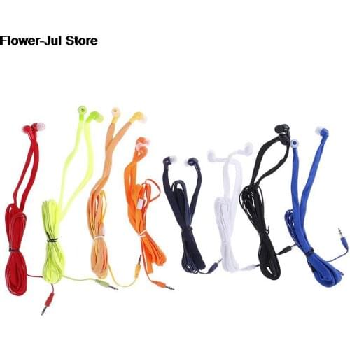 Shoelace Earphones Super Bass Headphones Headset Stereo Earbuds Running Earpieces