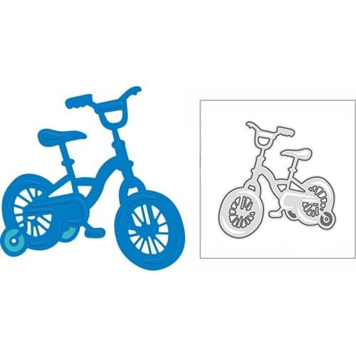 New Childrens Bicycle Craft Embossing Mold 2021 Metal Cutting Dies for DIY Decorative Scrapbooking Album Card Making No Stamps