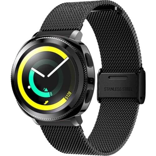 Loop Strap For Samsung Galaxy Watch 46mm 22mm Milanese Watchband Women Men For Huawei 20mm Stainless Steel Bracelet Wrist Bands