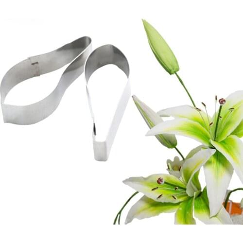 Lily Flower & Cut Silicone Mold Fondant Mould Cake Decorating Tools Chocolate Gumpaste Mold, Sugarcraft, Kitchen Accessories