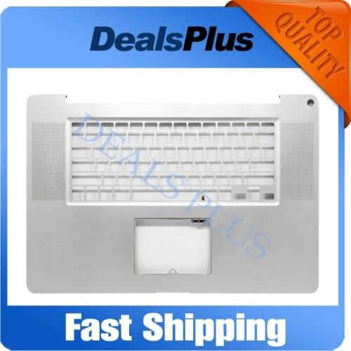 Replacement Used Top Case Topcase Palmrest US Version without Keyboard For Macbook Pro Unibody 17" A1297 2010 Year Silver