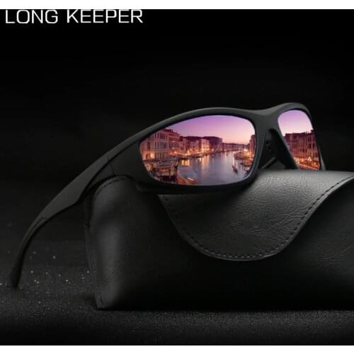 Sport Polarized Sunglasses Men 2021 Brand Driving Sun Glasses UV400 Protection Vintage Car Driver Black Eyewear for Male