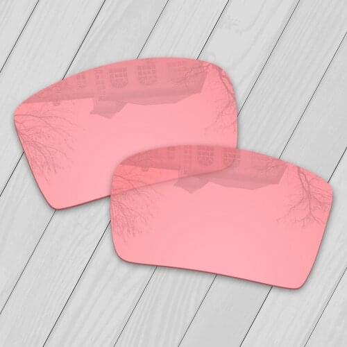 E.O.S Replacement Lenses for Oakley Oil Drum Sunglasses - HD Pink Non Polarized